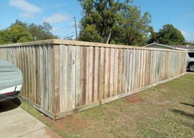 Project Image showing an example of the Professional Residential, Commercial, and Industrial Fence repair, maintenance and Staining Services with over 23 years of experience that Wichita Falls Fence & Stain Co. can provide you with. The best fence company near you!